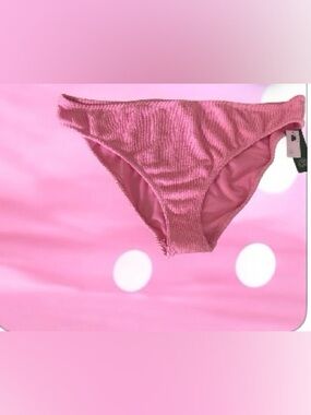 wild fable Rose Pink Ribbed Bikini Bottoms